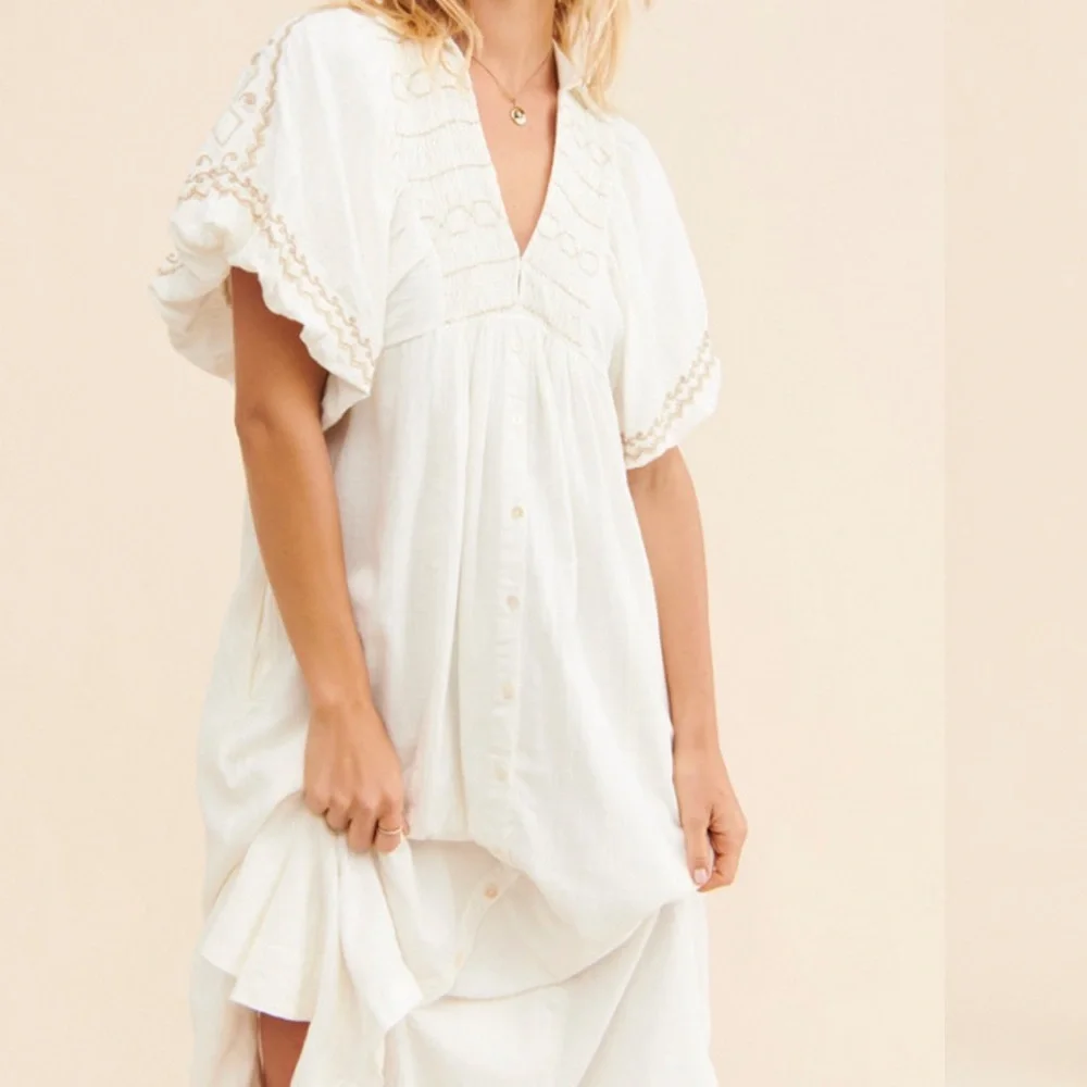 XS Free People Samantha Shirt Dress - Picture 6 of 7